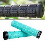 Maxbell 2Pcs Bike Handlebar Grips Mountain Bike sleeve Anti Slip Cyan