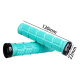 Maxbell 2Pcs Bike Handlebar Grips Mountain Bike sleeve Anti Slip Cyan