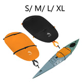 Maxbell Kayak Cockpit Drape Cover Adjustable with Hook for Kayak Outdoor Indoor orange S