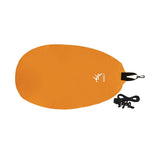 Maxbell Kayak Cockpit Drape Cover Adjustable with Hook for Kayak Outdoor Indoor orange XL