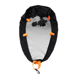 Maxbell Kayak Cockpit Drape Cover Adjustable with Hook for Kayak Outdoor Indoor black S