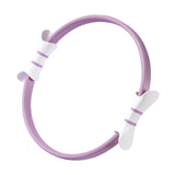 Maxbell Pilates Resistance Ring Yoga Circle Dual Handles Training for Fitness Thighs Purple