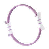 Maxbell Pilates Resistance Ring Yoga Circle Dual Handles Training for Fitness Thighs Purple