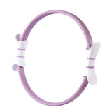 Maxbell Pilates Resistance Ring Yoga Circle Dual Handles Training for Fitness Thighs Purple