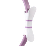 Maxbell Pilates Resistance Ring Yoga Circle Dual Handles Training for Fitness Thighs Purple