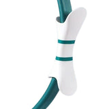 Maxbell Pilates Resistance Ring Yoga Circle Dual Handles Training for Fitness Thighs Green
