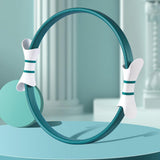 Maxbell Pilates Resistance Ring Yoga Circle Dual Handles Training for Fitness Thighs Green