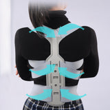 Maxbell Adjustable Posture Corrector Upper Back Belt Breathable Home M