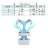 Maxbell Adjustable Posture Corrector Upper Back Belt Breathable Home M