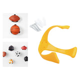 Maxbell Maxbell Ball Storage Rack Support Ball Holder Claw for Basketball Soccer Rugby Yellow