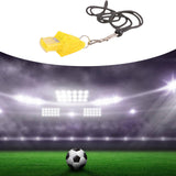 Maxbell Sports Whistles with Lanyard Referee Whistle for Survival Outdoor Yellow