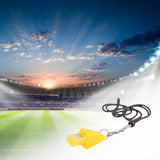 Maxbell Sports Whistles with Lanyard Referee Whistle for Survival Outdoor Yellow