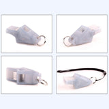 Maxbell Sports Whistles with Lanyard Referee Whistle for Survival Outdoor White