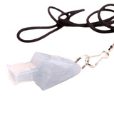 Maxbell Sports Whistles with Lanyard Referee Whistle for Survival Outdoor White