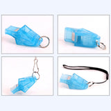 Maxbell Sports Whistles with Lanyard Referee Whistle for Survival Outdoor Blue