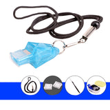 Maxbell Sports Whistles with Lanyard Referee Whistle for Survival Outdoor Blue