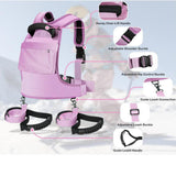 Maxbell Kids Ski and Snowboard Harness Winter Sports Learn to Ski Safely Ski Halter Pink