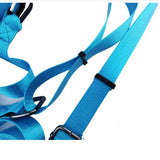 Maxbell Kids Ski and Snowboard Harness Teaching Ski Roller Skating Trainer Backpack blue