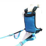 Maxbell Kids Ski and Snowboard Harness Teaching Ski Roller Skating Trainer Backpack blue
