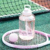 Maxbell Portable Water Bottle Marker Wide Mouth Drinking for sports Running 1500ml Pink