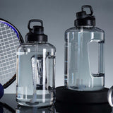 Maxbell Portable Water Bottle Marker Wide Mouth Drinking for sports Running 2000ml Grey