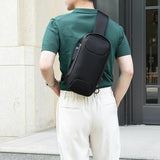 Maxbell Daypack Backpack Shoulder Pack Portable Code Lock Purse Men's Chest Bag Green