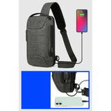 Maxbell Daypack Backpack Shoulder Pack Portable Code Lock Purse Men's Chest Bag Green