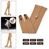 Maxbell Figure Skating Boot Tights Leggings Thickening Ice Skating Pantyhose 5 to 8