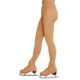 Maxbell Figure Skating Boot Tights Leggings Thickening Ice Skating Pantyhose 11 to 14