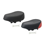 Maxbell Comfort E Bike Saddle Cushion Outdoor Riding Wide Mountain Road Bike Seat Black