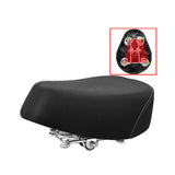 Maxbell Comfort E Bike Saddle Cushion Outdoor Riding Wide Mountain Road Bike Seat Black