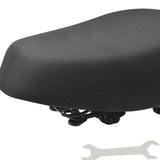 Maxbell Comfort E Bike Saddle Cushion Outdoor Riding Wide Mountain Road Bike Seat Black