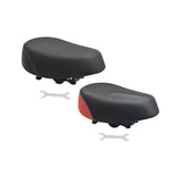 Maxbell Comfort E Bike Saddle Cushion Outdoor Riding Wide Mountain Road Bike Seat Black