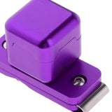 Maxbell Billiard Pool Chalk Holder with Belt Clip Metal Precision Tool Purple