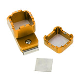 Maxbell Billiard Pool Chalk Holder with Belt Clip Metal Precision Tool Yellow
