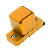 Maxbell Billiard Pool Chalk Holder with Belt Clip Metal Precision Tool Yellow