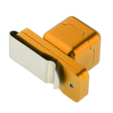 Maxbell Billiard Pool Chalk Holder with Belt Clip Metal Precision Tool Yellow