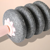 Maxbell Roller Wheel Exercise Wheel Abdomen Stretching Trainer Home Equipment pink