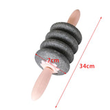Maxbell Roller Wheel Exercise Wheel Abdomen Stretching Trainer Home Equipment pink