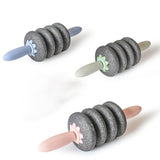 Maxbell Roller Wheel Exercise Wheel Abdomen Stretching Trainer Home Equipment pink
