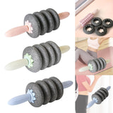 Maxbell Roller Wheel Exercise Wheel Abdomen Stretching Trainer Home Equipment pink