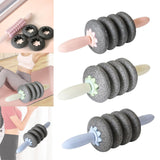 Maxbell Roller Wheel Exercise Wheel Abdomen Stretching Trainer Home Equipment pink