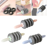 Maxbell Roller Wheel Exercise Wheel Abdomen Stretching Trainer Home Equipment pink