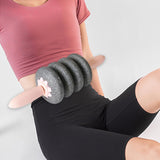 Maxbell Roller Wheel Exercise Wheel Abdomen Stretching Trainer Home Equipment pink