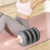 Maxbell Roller Wheel Exercise Wheel Abdomen Stretching Trainer Home Equipment pink