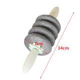 Maxbell Roller Wheel Exercise Wheel Abdomen Stretching Trainer Home Equipment green