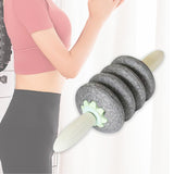 Maxbell Roller Wheel Exercise Wheel Abdomen Stretching Trainer Home Equipment green