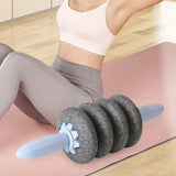 Maxbell Roller Wheel Exercise Wheel Abdomen Stretching Trainer Home Equipment blue