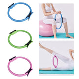Maxbell Pilate Circle Ring with Dual Handles Women Men Muscle Building Fitness Gym Blue