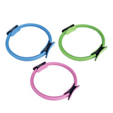 Maxbell Pilate Circle Ring with Dual Handles Women Men Muscle Building Fitness Gym Blue